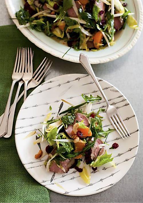 Al Brown’s Smoked Duck Breast, Mandarin, Cranberry & Cashew Salad