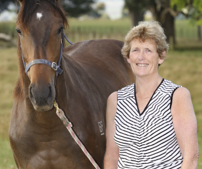 Over the Gate with Frankin A&P Society event co-ordinator Jacqui Wadham